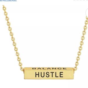 Paige Harper 14K Gold Plated Necklace HUSTLE BALANCE